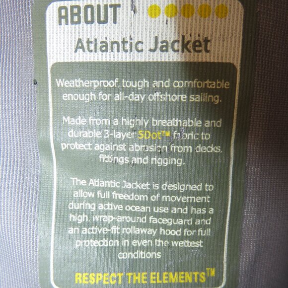 Gill OS4 Offshore Atlantic Jacket Sailing Boating Marine Coat Red Mens XL OS4J - Picture 10 of 16